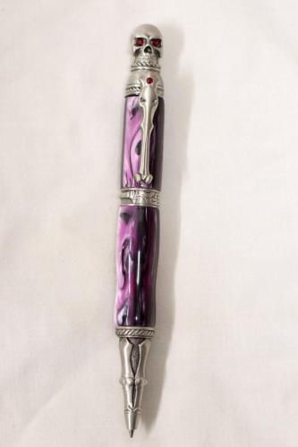 Purple Skull Pen